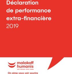 D&eacute;claration de performance extra-financi&egrave;re 2019
