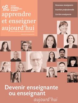 Devenir enseignante ou enseignant - aujourd'hui - Nouveaux enseignants Insertion professionnelle - Conseil pédagogique ...