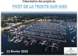 Trinité sur Mer - Pôle Capitainerie & Halle aux Poissons Réunion du 14 juin 2017 - 13 février 2020 - Mairie de La Trinité-sur-Mer