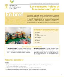 Les chambres froides et les camions réfrigérés