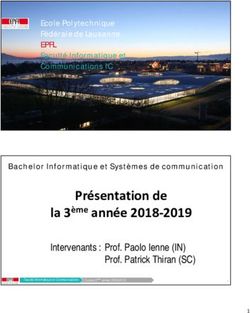 Pr&eacute;sentation de la 3&egrave;me ann&eacute;e 2018 2019 - Intervenants : Prof. Paolo Ienne (IN) - Facult&eacute; IC EPFL