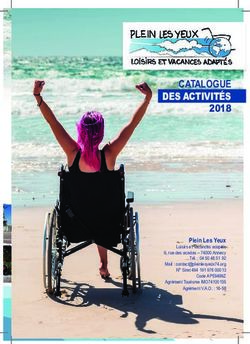CATALOGUE DES ACTIVITÉS 2018 - PLEIN LES YEUX, VACANCES ET ...