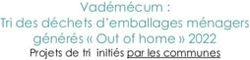 Vad&eacute;m&eacute;cum : Tri des d&eacute;chets d'emballages m&eacute;nagers g&eacute;n&eacute;r&eacute;s " Out of home " 2022 - Projets de tri initi&eacute;s par les communes
