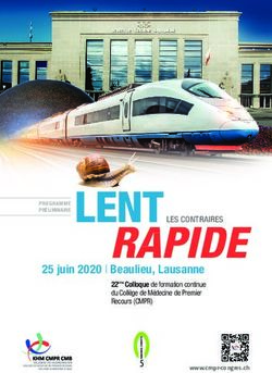RAPIDE LENT 25 juin 2020 | Beaulieu, Lausanne - Les congrès CMPR