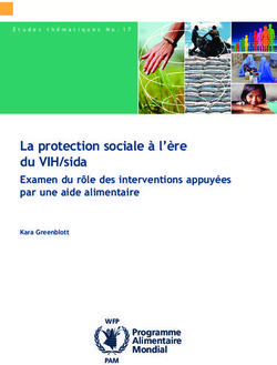 La protection sociale à l'ère du VIH/sida - Examen du rôle des interventions appuyées par une aide alimentaire