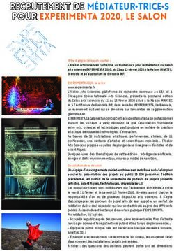 Recrutement de m&eacute;diateur trice s pour EXPERIMENTA 2020, le salon