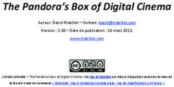 The Pandora's Box of Digital Cinema