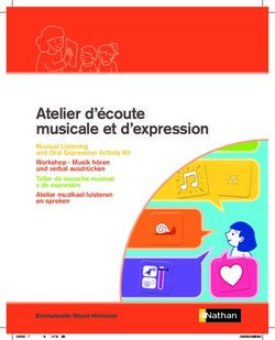 Atelier d'écoute musicale et d'expression