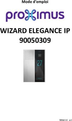 WIZARD ELEGANCE IP 90050309 - Mode d'emploi - &Eacute;dition1.6 p.1 - Proximus