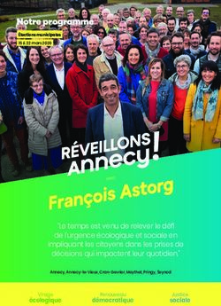 Le temps est venu de relever le défi de l'urgence écologique et sociale en impliquant les citoyens dans les prises de décisions qui impactent ...
