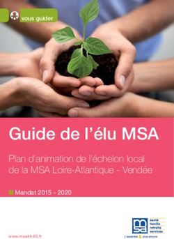 Guide de l'élu MSA Plan d'animation de l'échelon local de la MSA Loire-Atlantique - Vendée