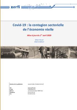 Covid-19 : la contagion sectorielle de l'économie réelle - Xerfi