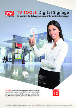 TV TOOLS Digital Signage - La solution d'affichage pour une information dynamique