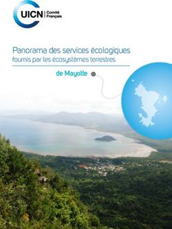 Panorama des services &eacute;cologiques - fournis par les &eacute;cosyst&egrave;mes terrestres de Mayotte - UICN France