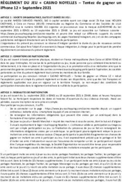 RÈGLEMENT DU JEU " CASINO NOYELLES - Tentez de gagner un iPhone 12 " Septembre 2021