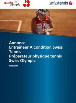 Annonce Entra&icirc;neur A Condition Swiss Tennis Pr&eacute;parateur physique tennis Swiss Olympic 2015/2016