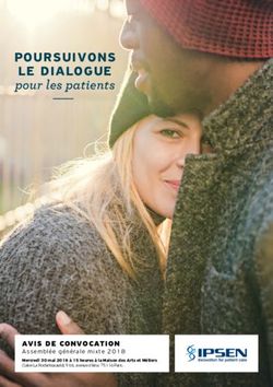 POURSUIVONS LE DIALOGUE - pour les patients - AVIS DE CONVOCATION