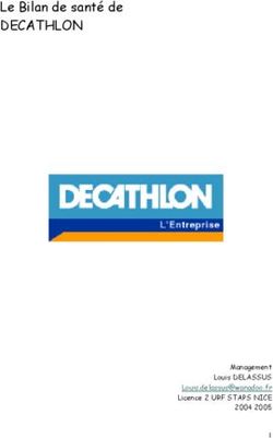 Le Bilan de sant&eacute; de DECATHLON - Management Louis DELASSUS Licence 2 URF STAPS NICE 2004 2005