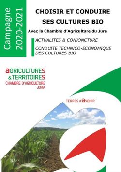 CHOISIR ET CONDUIRE SES CULTURES BIO - ACTUALITES & CONJONCTURE CONDUITE TECHNICO-ECONOMIQUE DES CULTURES BIO - Bourgogne ...