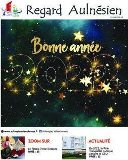 Bonne ann&eacute;e Regard Auln&eacute;sien - ZOOM SUR ACTUALIT&Eacute; - Aulnoy lez Valenciennes