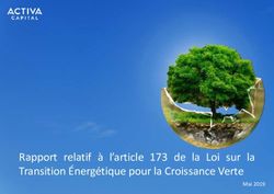 Rapport relatif &agrave; l'article 173 de la Loi sur la Transition &Eacute;nerg&eacute;tique pour la Croissance Verte - Activa Capital