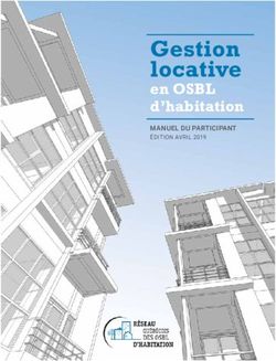 Gestion locative en OSBL d'habitation - MANUEL DU PARTICIPANT - RQOH