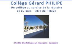 " Une tête bien faite dans un corps sain " Montaigne - Collège Gérard Philipe