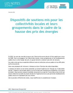 Dispositifs de soutiens mis pour les collectivités locales et leurs groupements dans le cadre de la hausse des prix des énergies
