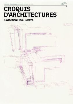 CROQUIS D'ARCHITECTURES - Collection FRAC Centre