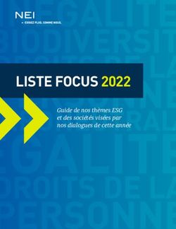 LISTE FOCUS 2022 Guide de nos th&egrave;mes ESG et des soci&eacute;t&eacute;s vis&eacute;es par nos dialogues de cette ann&eacute;e - NEI Investments