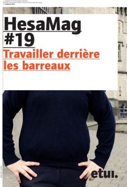 HesaMag #19 Travailler derri&egrave;re les barreaux - European Trade Union Institute