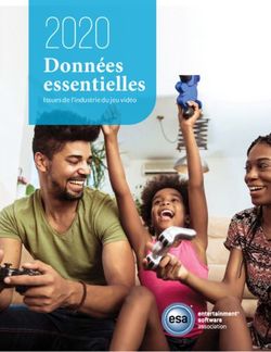 2020 Données essentielles - Issues de l'industrie du jeu vidéo - La 10e Souris