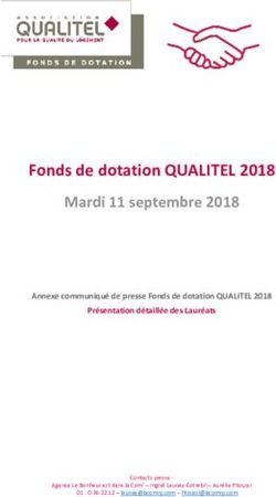 Fonds de dotation QUALITEL 2018 Mardi 11 septembre 2018