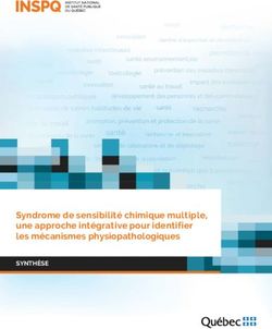 Syndrome de sensibilit&eacute; chimique multiple, une approche int&eacute;grative pour identifier les m&eacute;canismes physiopathologiques - SYNTH&Egrave;SE