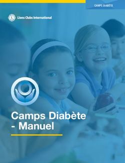 Camps Diab&egrave;te - Manuel - CAMPS DIAB&Egrave;TE