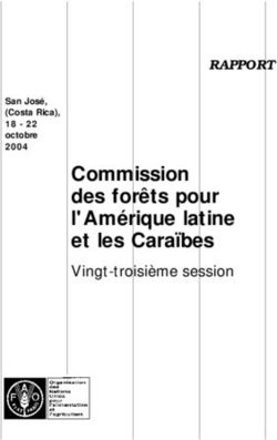 Commission des forêts pour l'Amérique latine et les Caraïbes - Vingt-troisième session - FAO