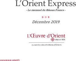 L'Orient Express Décembre 2019-Le mensuel du Réseau France - L'Oeuvre d'Orient