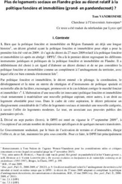 Plus de logements sociaux en Flandre grâce au décret relatif à la politique foncière et immobilière (grond- en pandendecreet) ? - Larcier