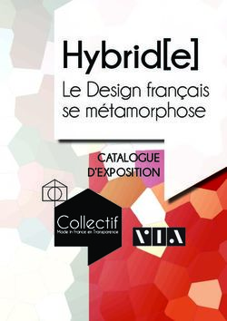 Hybrid e Le Design français se métamorphose - CATALOGUE D'EXPOSITION - Collectif Made in France