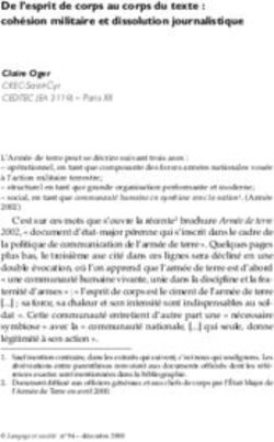 De l'esprit de corps au corps du texte : coh&eacute;sion militaire et dissolution journalistique