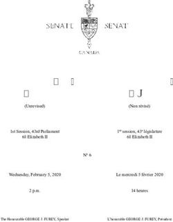 JOURNALS OF - Senate of Canada