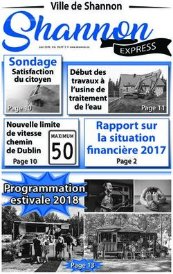 Sondage Satisfaction du citoyen - Ville de Shannon