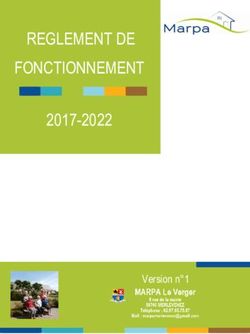 REGLEMENT DE FONCTIONNEMENT 2017-2022 - Version n