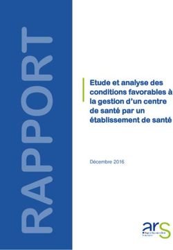 Etude et analyse des conditions favorables à la gestion d'un centre de santé par un établissement de santé - Décembre 2016