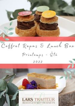 Coffret Repas & Lunch Box - Printemps - &Eacute;t&eacute; 2022 - Lars Traiteur