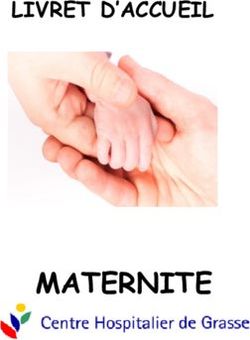 Livret d'accueil maternité - Centre Hospitalier de Grasse