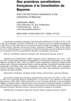 Des premi&egrave;res constitutions fran&ccedil;aises &agrave; la Constitution de Bayonne