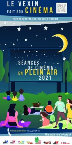 LE VEXIN FAIT SON CIN&Eacute;MA - EN PLEIN AIR