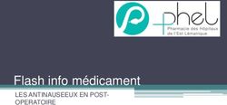 Flash info médicament - LES ANTINAUSEEUX EN POST-OPERATOIRE - PHEL