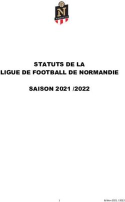 STATUTS DE LA LIGUE DE FOOTBALL DE NORMANDIE SAISON 2021 /2022